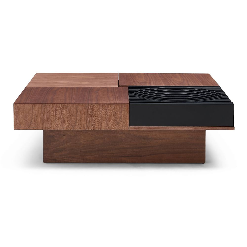 Mesa de Centro ZY-CJ1000 <br> Elegancia cálida en nogal