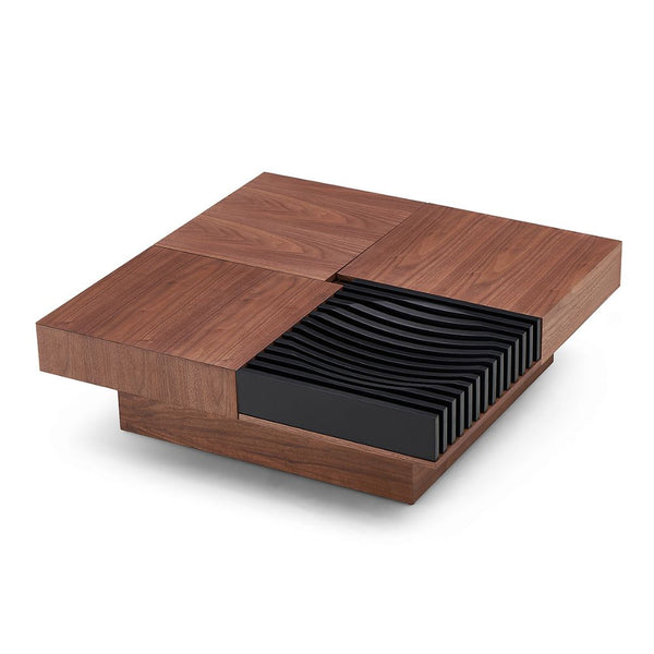 Mesa de Centro ZY-CJ1000 <br> Elegancia cálida en nogal