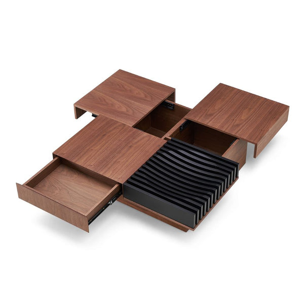 Mesa de Centro ZY-CJ1000 <br> Elegancia cálida en nogal